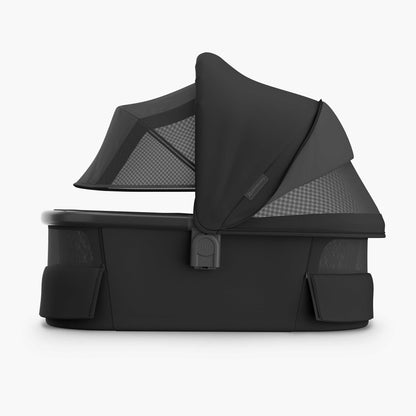 UPPAbaby V3 Bassinet - Charcoal/Carbon (Jake) Side Extendable UPF 50+ sunshade